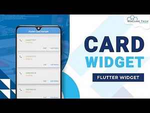 Flutter Card Widget - Explained [Hindi]