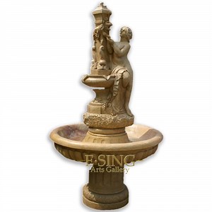 [Hot Item] Hot Sale Hand Carved Marble Water Fountain of Woman Statue