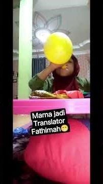 FATIMAH FIND A WAY TO DO SELF-THERAPY AT HOME #balloon #survive #cute #funny #special #cute