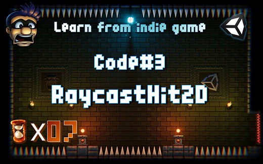 Unity 2D教程:从《Robbie》学习开发07:如何用射线判断碰撞体 Raycast