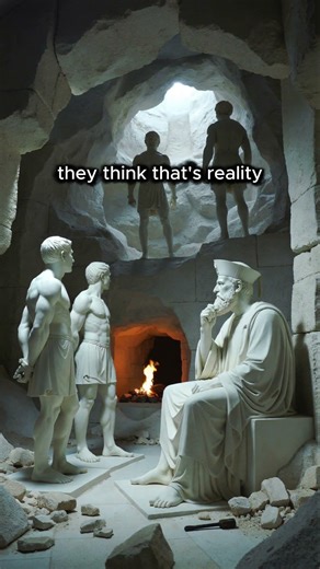 Plato. The Cave. The Allegory. #philosophy