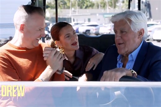 Jay Leno recalls babysitting Drew Barrymore as a baby