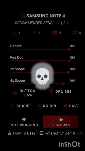 Samsung Note 4 Sensi🌪💥#shorts #freefire #shortsfeed