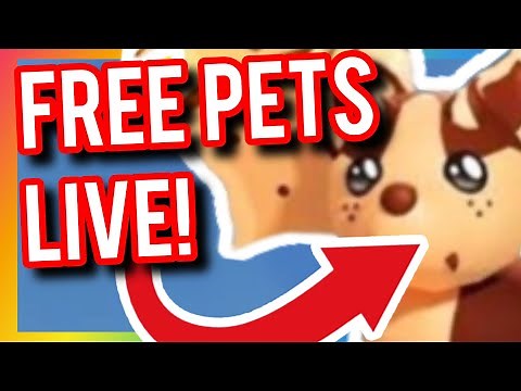 🤩GIVING Away FREE Adopt Me Pets LIVE!🔴