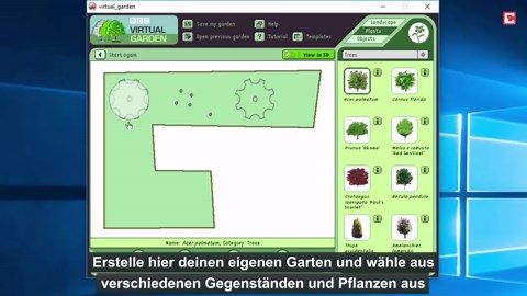 Garten virtuell planen