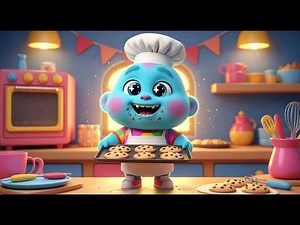 Cookie Monster Bakery Adventure 🍪 | Fun Cooking Nursery Rhyme for Kids | Sweet Treat Song Toddlers