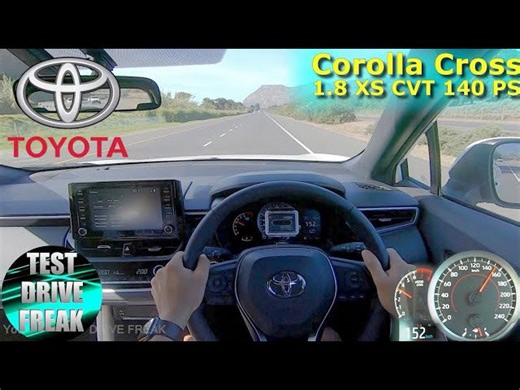 2022 Toyota Corolla Cross 1.8 XS CVT 140 PS highway drive South Africa