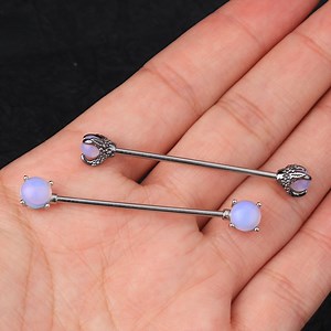 14G Dragon Claw Industrial Barbell/industrial Piercing/scaffold Jewelry/industrial Earring/barbell Piercing/halloween Piercing/gift for Her - Etsy