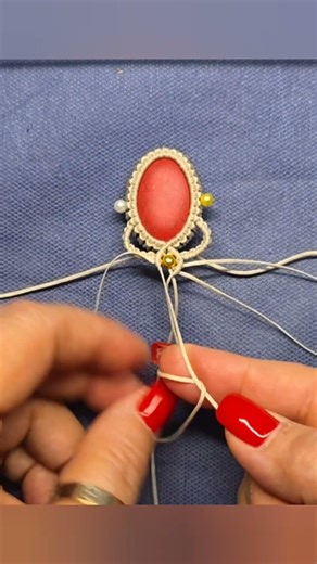 ✨️Beginner-Friendly Micro Macramé Necklace | Boho Jewelry Tutorial #joyeroprofesional