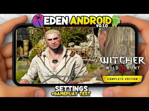 The Witcher 3 Wild Hunt on Android EDEN v0.1.0 Gameplay Test | Snapdragon 8s Gen 3 POCO F6