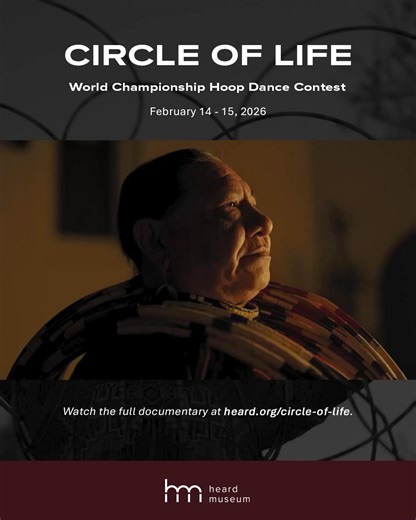 Heard Museum on Instagram: "What is Hoop Dance? It’s a living story of balance, connection, and the circle of life. This short documentary dives into the deep roots and powerful symbolism of Hoop Dance across Indigenous communities throughout Turtle Island, with insights from experienced competitors featuring: ⭐ Dennis Bowen, Sr. (Seneca) @dennisbowen ⭐ ShanDien LaRance (Hopi-Tewa/Navajo/Assiniboine) @sonwaii ⭐ Terry Goedel (Yakama/Tulalip) @terrygoedel ⭐ Tony Duncan (San Carlos Apache/Mandan Hi