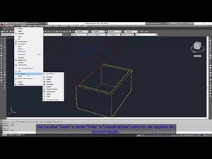 CRIAR DESENHO DE CAIXA EM 3D no AutoCAD™