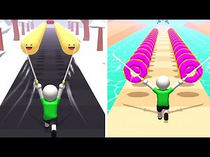 Slicer Runner! Very Satisfying and Relaxing ASMR Slicing Video