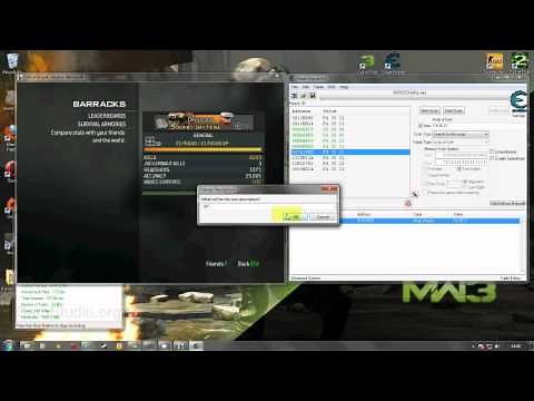Tutorial for Cheat Engine and MW3 SP Rank Hack
