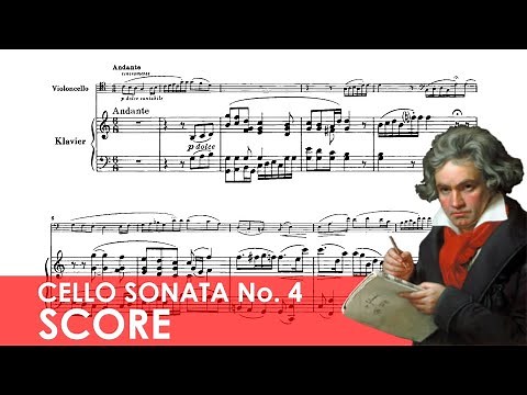 BEETHOVEN Cello Sonata No. 4 in C major (Op. 102, No. 1) Score