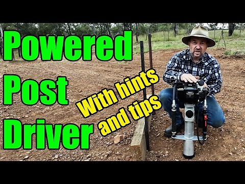 Reviewing a Powered Post Driver by Giantz