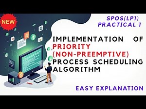 sppu spos practical Priority Nonpreemptive | implementation of priority scheduling algorithm