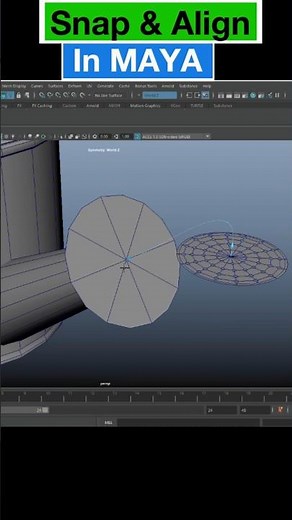 Snap together tool | Snap and align objects in Maya #snap #mayatutorial #tips_and_tricks
