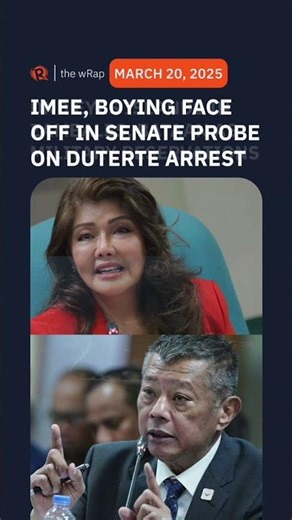 Today's headlines: Sara Duterte, Imee & Boying, Donald Trump | The wRap | March 20, 2025