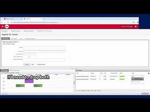 How to drop a course using XE Registration
