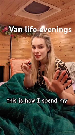 Van life evenings 🚐🩷 do you do any of these things?😅 #eveningroutine #vanlife