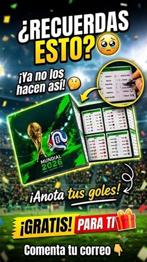 ¡Revive la pasión! Calendario del Mundial 2026 para imprimir (GRATIS)