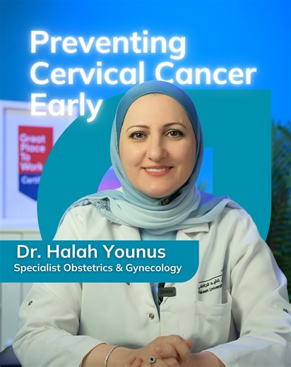Cervical cancer is one of the most preventable cancers, when detected early. In this video, Dr. Halah Younus, Specialist Obstetrics & Gynecology at Fakeeh University Hospital, explains how early screening and timely intervention can significantly reduce the risk of cervical cancer. Early detection saves lives, and taking proactive steps today can make all the difference. Book your appointment today with Dr. Halah Younus, Specialist Obstetrics & Gynecologyat Fakeeh University Hospital. 📞 04 414 