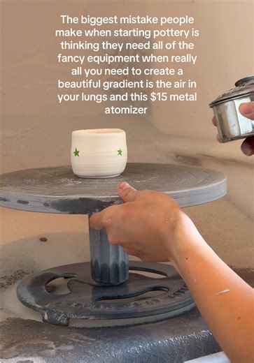 Affordable Pottery Techniques with a Metal Atomizer