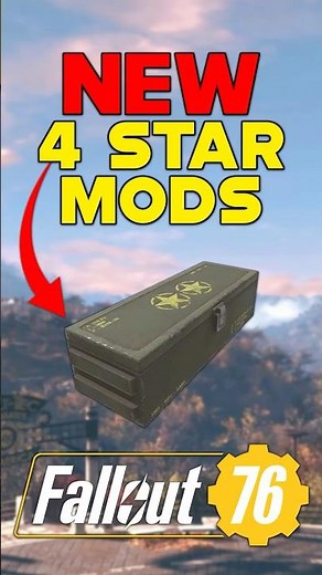 NEW 4 STAR LEGENDARY MODS ARE COMING TO FALLOUT 76