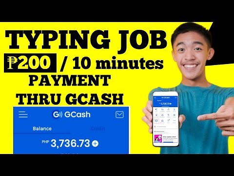 Typing Jobs And Earn 200/10mins Payment Thru Gcash! (High Paying Job Para Sa Mga UnderGrad)