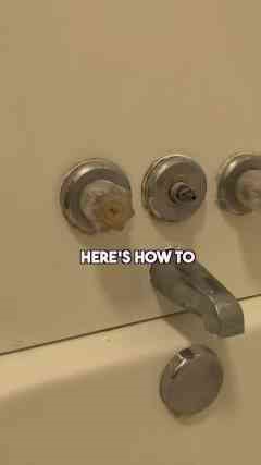 DIY Bathtub Handle Replacement