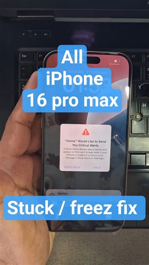 All iphone stuck or freeze fix easy steps #Iphone16promax #fixfreeziphone #iphoneupdates