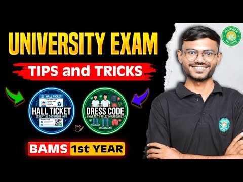 BAMS University Exam Dress Code 📜🎓 | Important Instructions ⚠️ | MUST WATCH 🔥