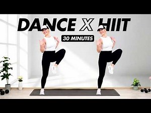 🎶30 MIN DANCE CARDIO X HIIT WORKOUT - ALL STANDING🎶Full Body, No Equipment, No Repeats🎶