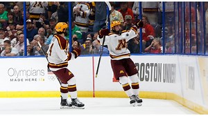 Gophers hockey beats Boston University 6-2, advances to national title game