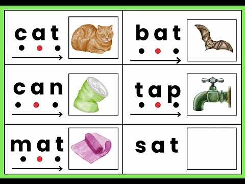 Reading Three Letter Words with Matching Pictures