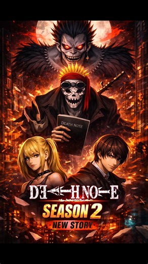 Death note season 2 new story? #deathnote #lightyagami #shorts