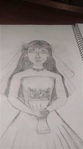 #beautiful bride #art #drawing #painting #sketch #skething