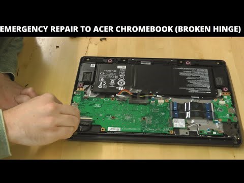 Emergency repair on a dropped Acer Chromebook