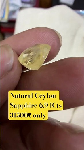 YELLOW Sapphire from Natural Shrilanka