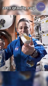 zero gravity cup #science #experiment #nasa | India Scientist