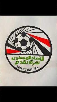 Drawing the Egypt national team logo by hand #Egypt #EgyptNationalTeam #EgyptLogo #Drawing #LogoD...