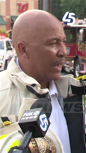 Fire chief describes crash involving bus, building & 7 other vehicles