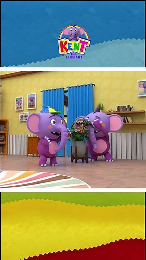 Kent Plays Peek A Boo #shorts #kidssong #nurseryrhymes #kenttheelephant