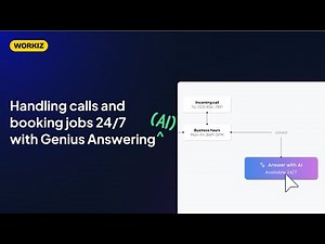 Handling calls and texts with Genius Answering (AI) to book more jobs