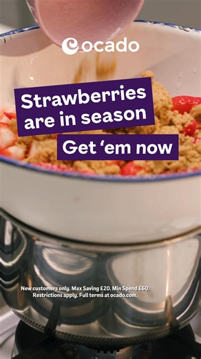 Grab your juicy, red and sweet British strawberries now. However you prefer them, they’re at their best this month. Shop now. | Ocado | Facebook