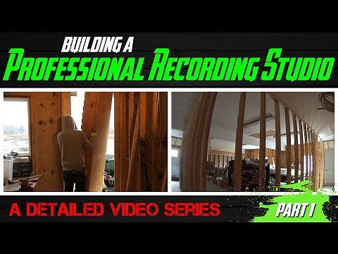 Building A Professional Recording Studio - Part 1 (outer wall construction)