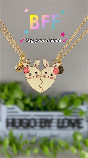 Besties, This One’s For You💖 #gift #jewelry #friendsforever #friends #bestie #bff #cute #shorts #fy