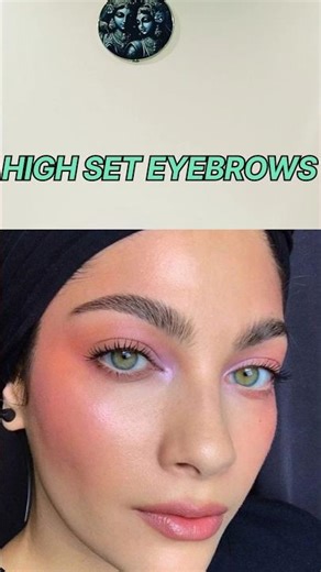 Meaning of High set Eyebrows #trending #viral #youtubeshorts #facereading #trendingshorts #eyes