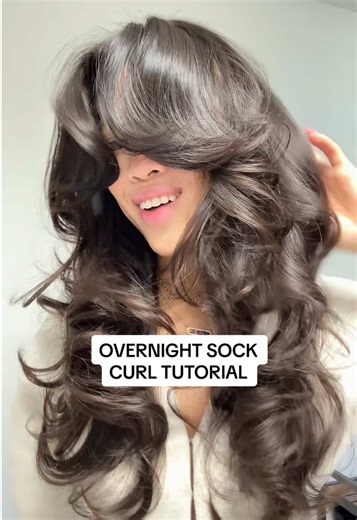 Overnight Sock Curls Tutorial and Hair Masks Review